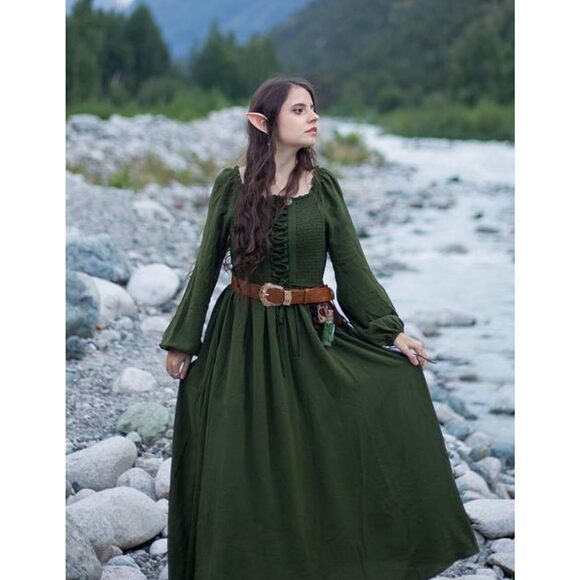 Brown Belt Women Renaissance Vintage Leather Waist Belts With Buckle Dark🐭 - Picture 5 of 8